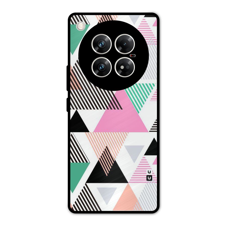 Stripes Abstract Colors Metal Back Case for Infinix Zero 40 5G