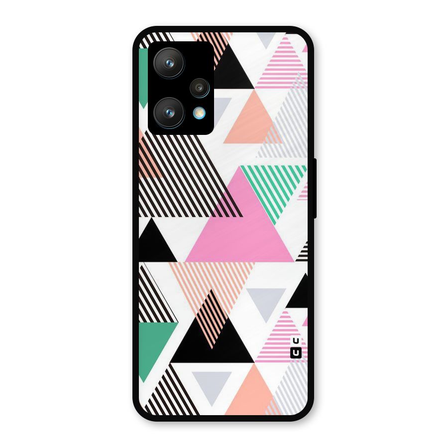 Stripes Abstract Colors Metal Back Case for Realme 9 Pro Plus 5G