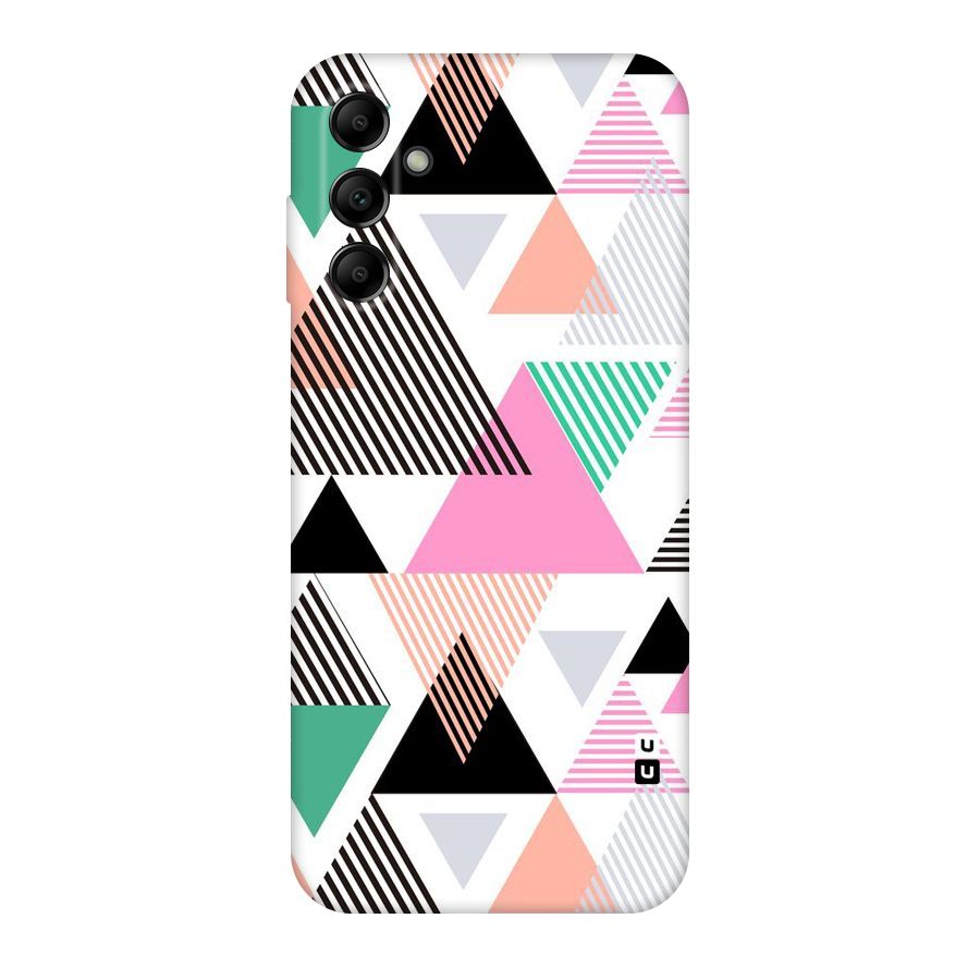 Stripes Abstract Colors Original Polycarbonate Back Case for Galaxy A14 5G