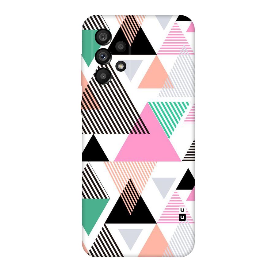 Stripes Abstract Colors Original Polycarbonate Back Case for Galaxy A73 5G