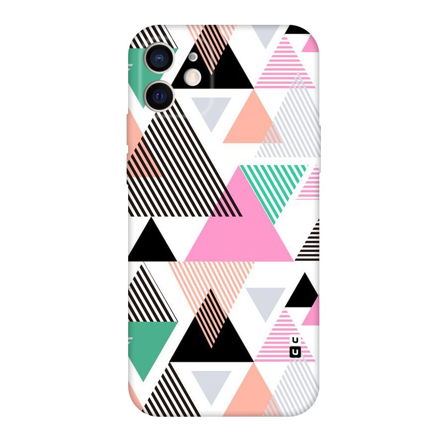 Stripes Abstract Colors Original Polycarbonate Back Case for iPhone 12