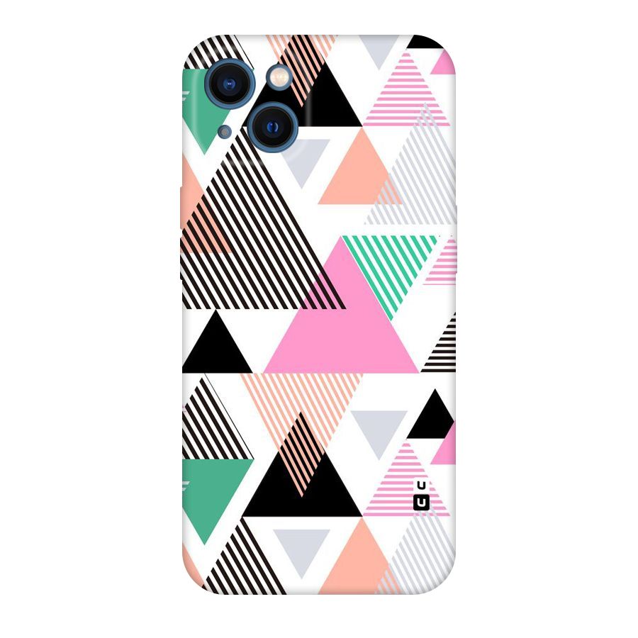 Stripes Abstract Colors Original Polycarbonate Back Case for iPhone 13