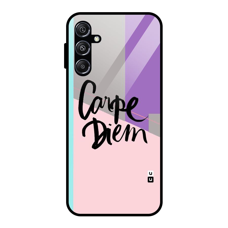 Stripes Black Diem Glass Back Case for Galaxy M34 5G