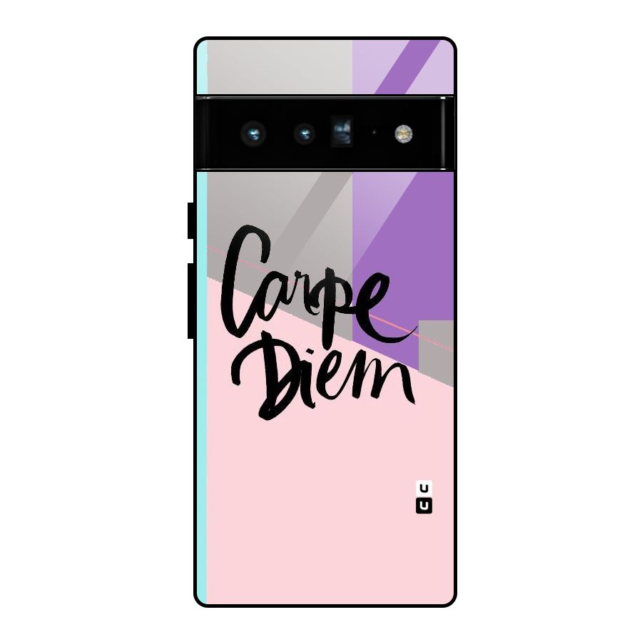 Stripes Black Diem Glass Back Case for Google Pixel 6 Pro