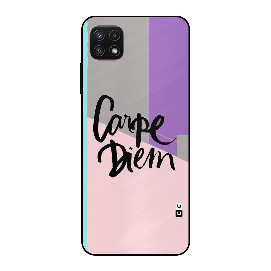 Stripes Black Diem Metal Back Case for Galaxy A22 5G