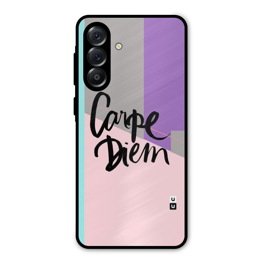 Stripes Black Diem Metal Back Case for Galaxy A56
