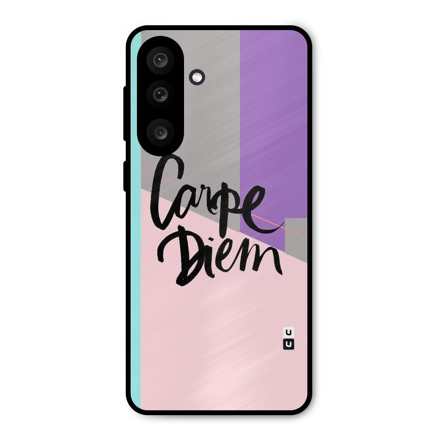 Stripes Black Diem Metal Back Case for Galaxy F56