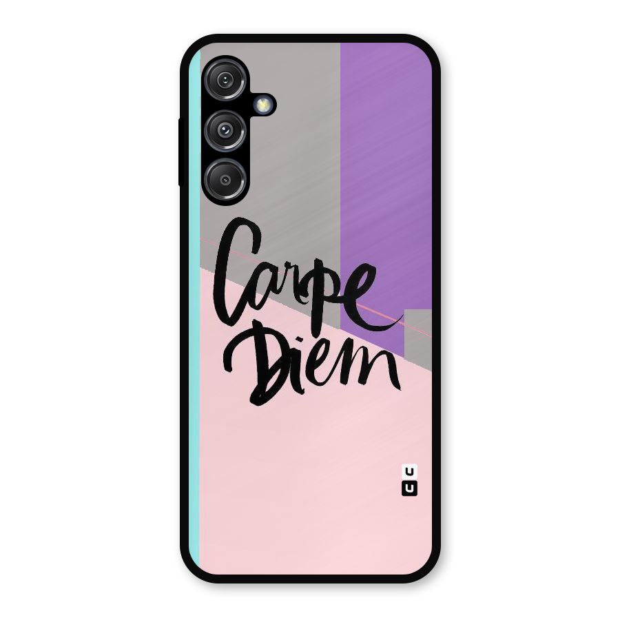 Stripes Black Diem Metal Back Case for Galaxy M34 5G