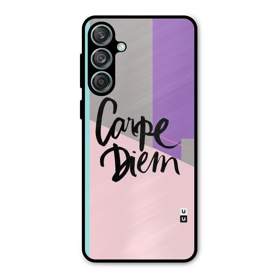 Stripes Black Diem Metal Back Case for Galaxy M55 5G