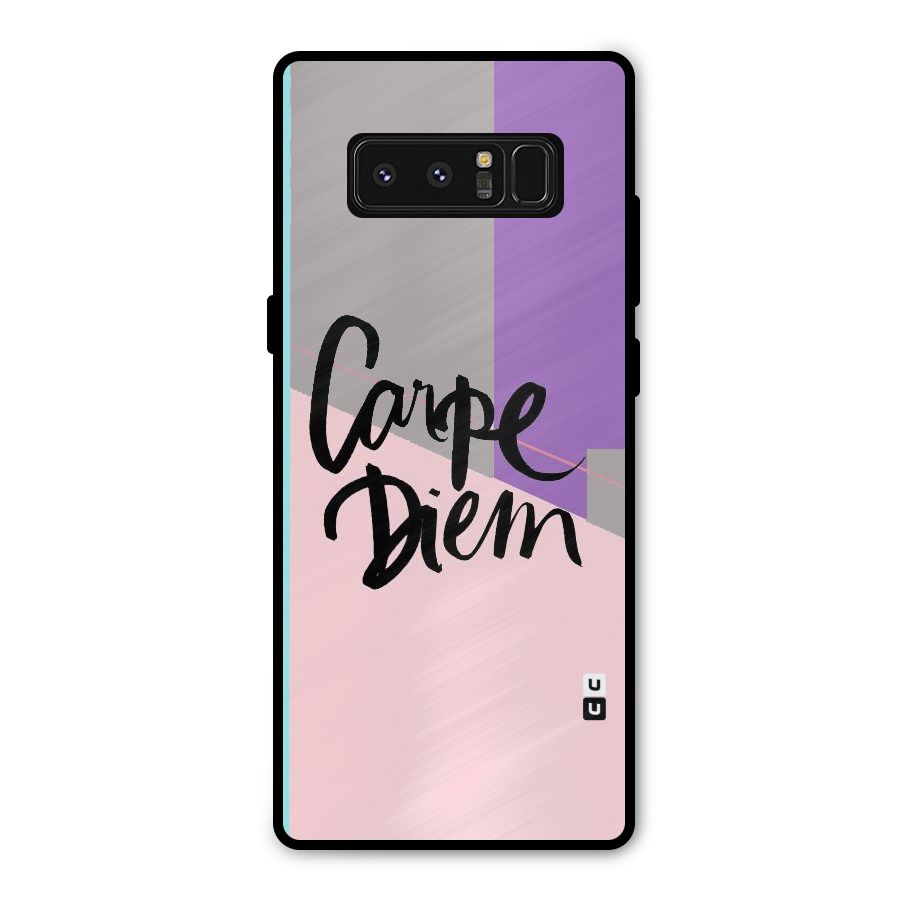 Stripes Black Diem Metal Back Case for Galaxy Note 8