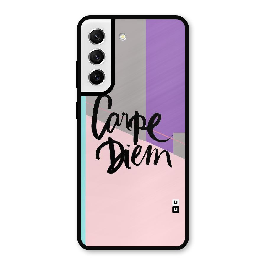 Stripes Black Diem Metal Back Case for Galaxy S21 FE 5G