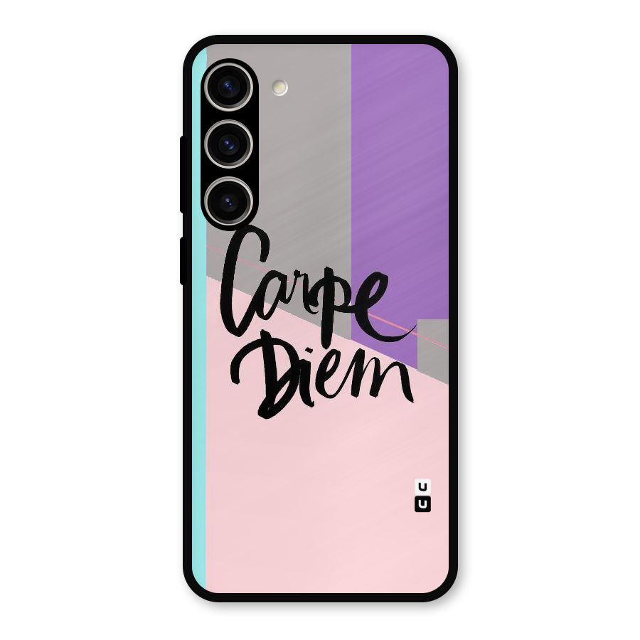 Stripes Black Diem Metal Back Case for Galaxy S23 Plus