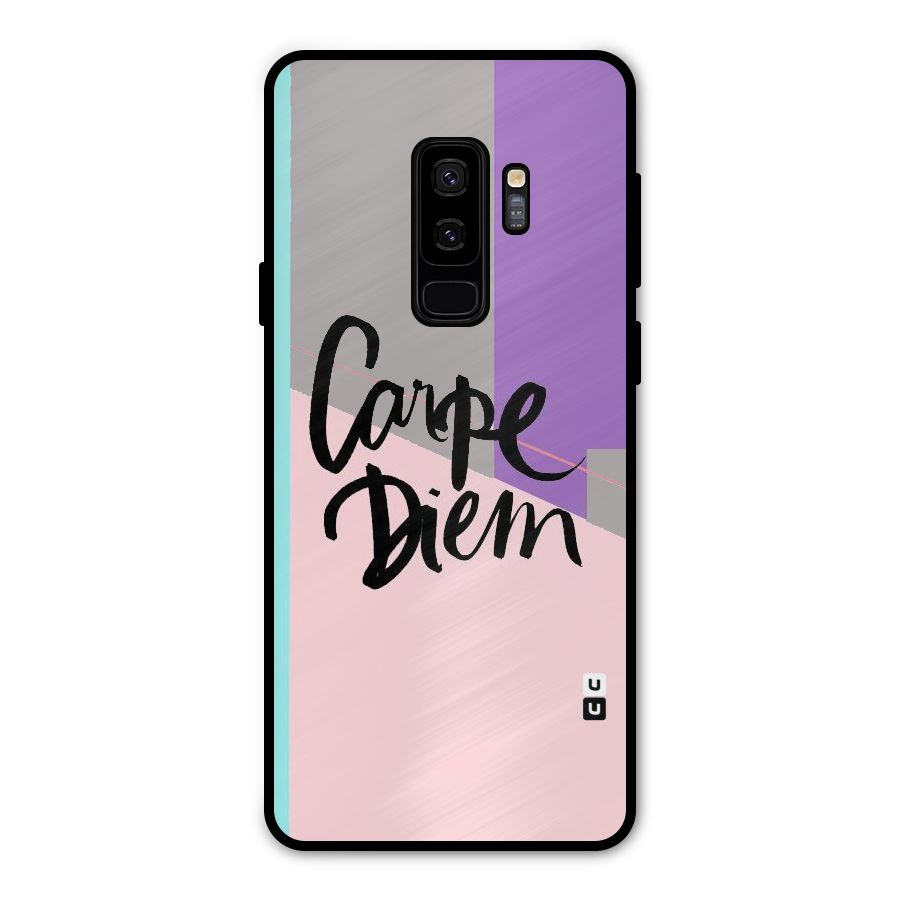 Stripes Black Diem Metal Back Case for Galaxy S9 Plus