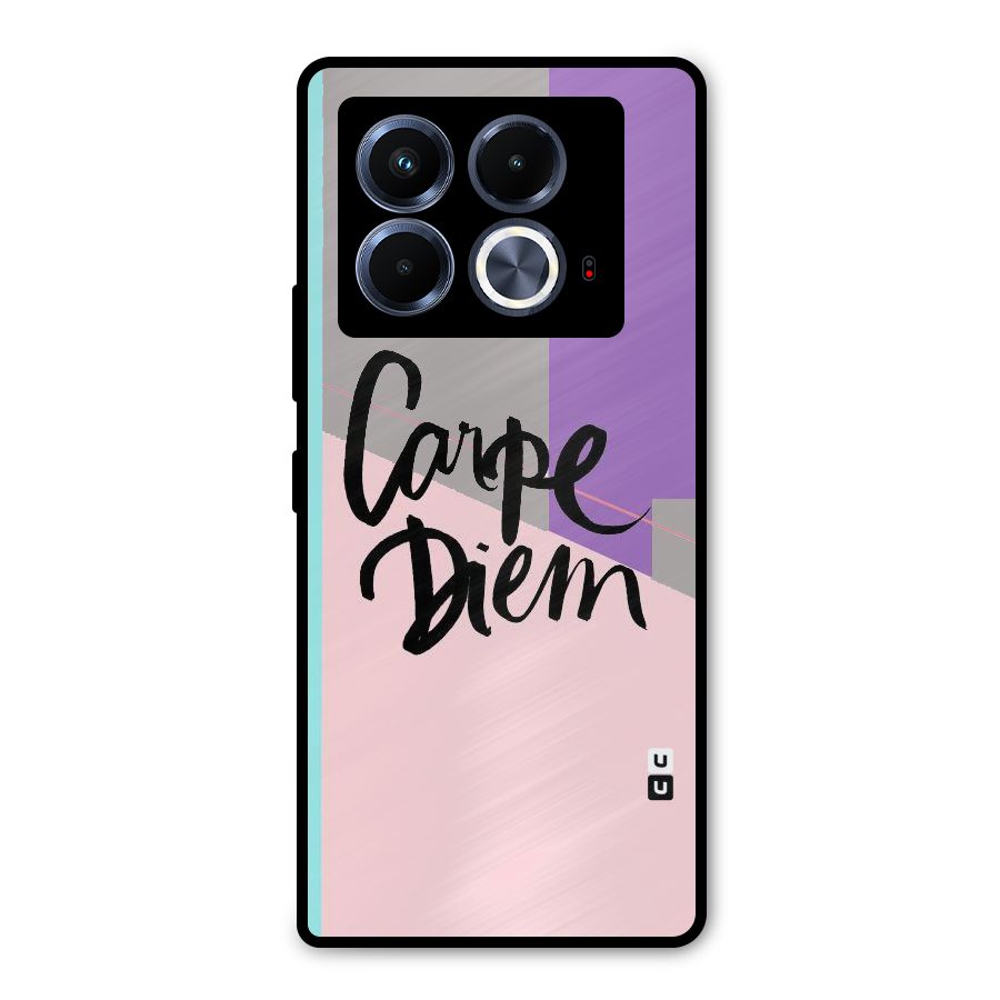 Stripes Black Diem Metal Back Case for Infinix Note 40 5G