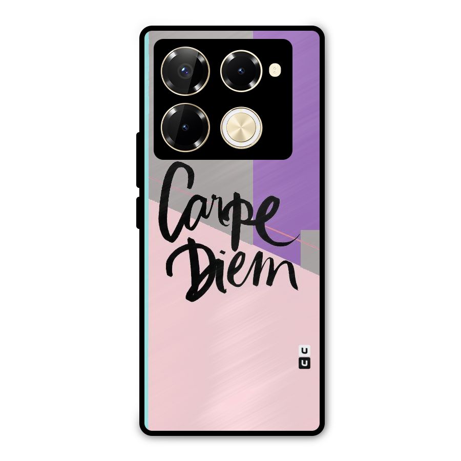 Stripes Black Diem Metal Back Case for Infinix Note 40 Pro