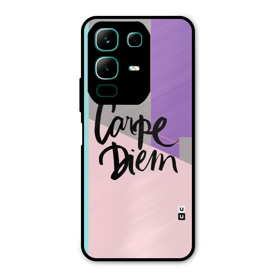 Stripes Black Diem Metal Back Case for Infinix Note 50x
