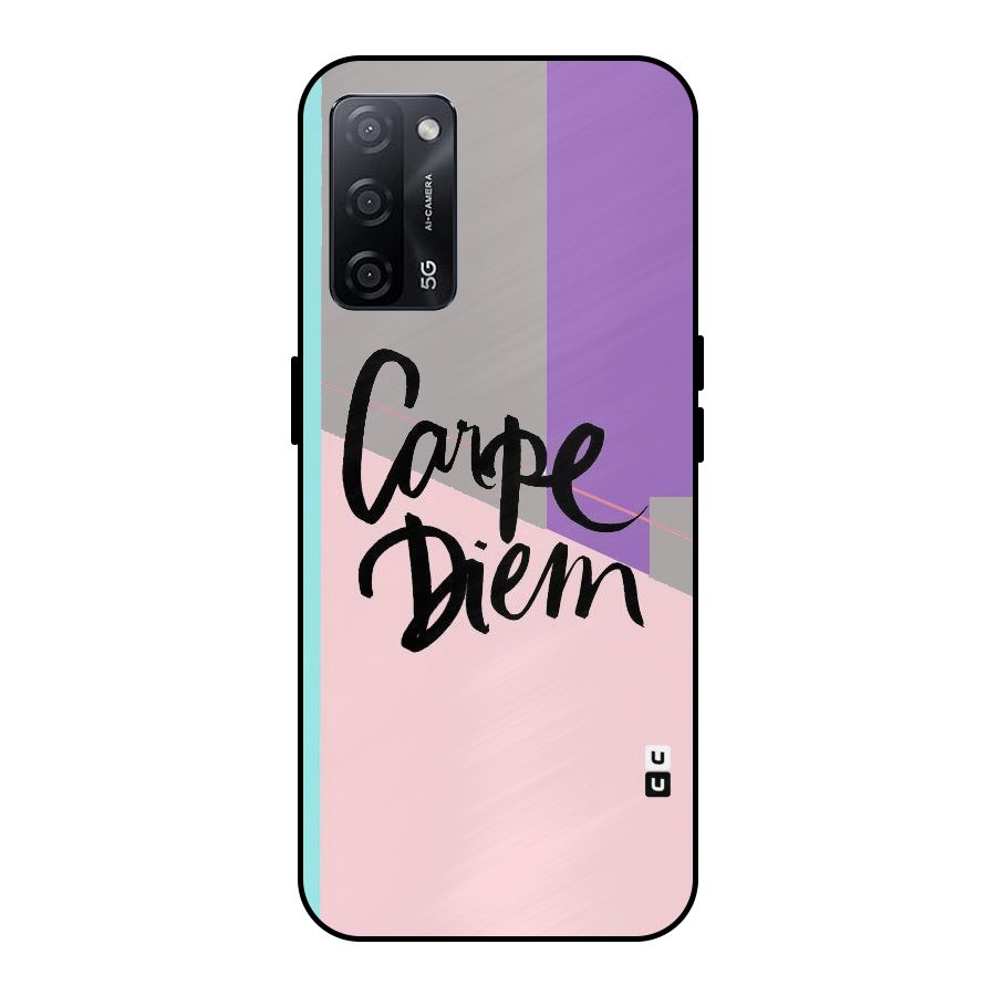 Stripes Black Diem Metal Back Case for Oppo A53s 5G