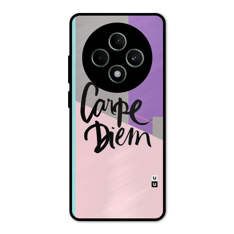 Stripes Black Diem Metal Back Case for Oppo F27