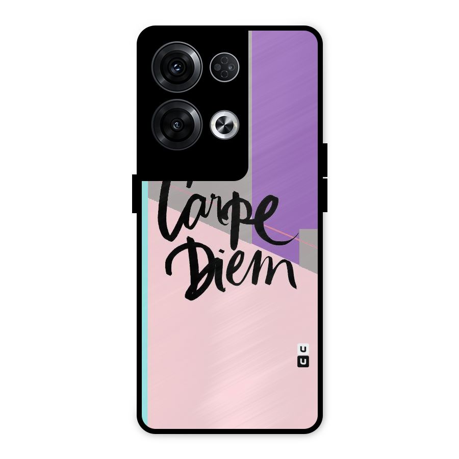 Stripes Black Diem Metal Back Case for Oppo Reno8 Pro 5G