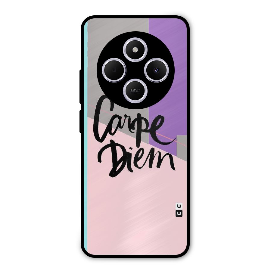 Stripes Black Diem Metal Back Case for Poco C75 5G