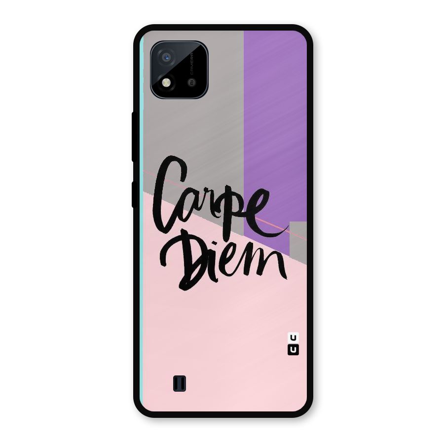 Stripes Black Diem Metal Back Case for Realme C11 2021