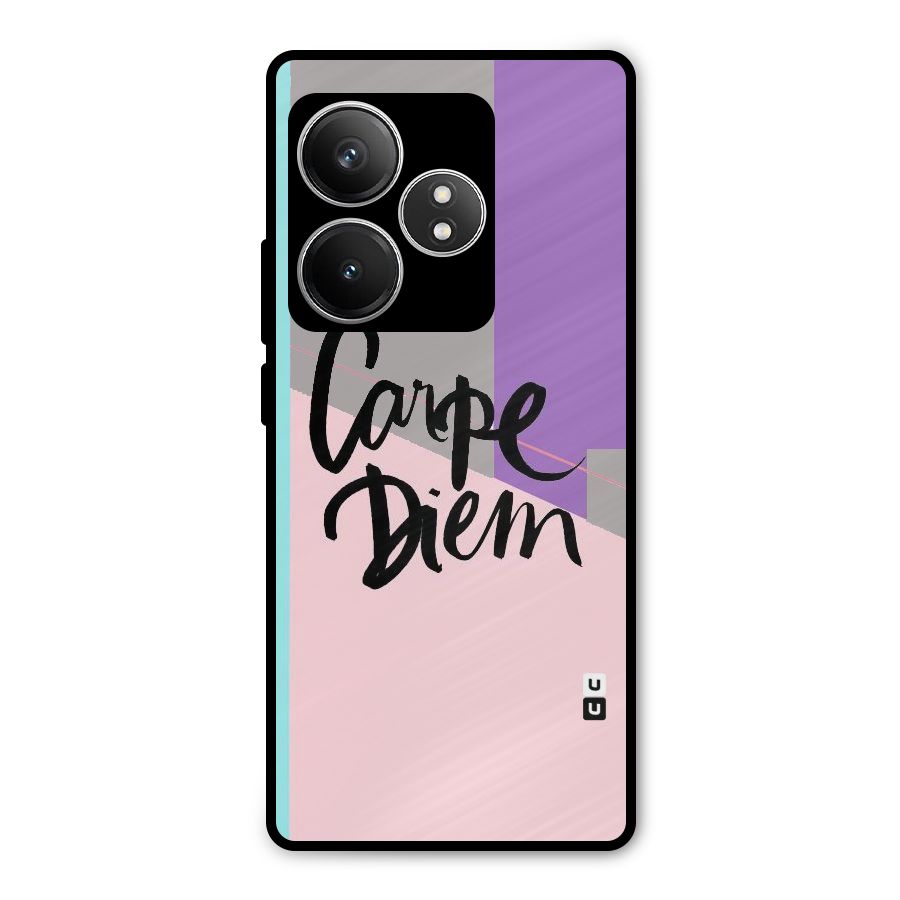 Stripes Black Diem Metal Back Case for Realme GT 6T