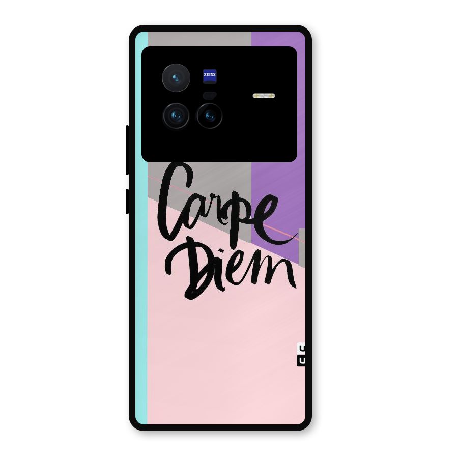 Stripes Black Diem Metal Back Case for Vivo X80