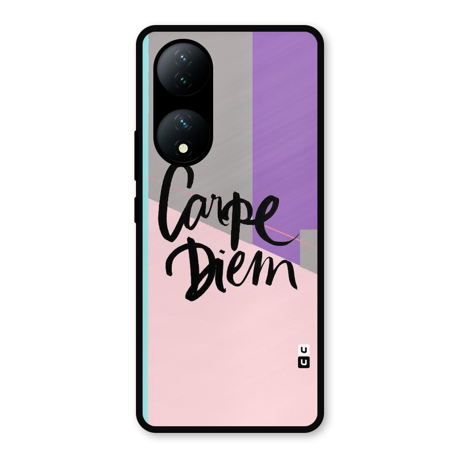 Stripes Black Diem Metal Back Case for Vivo Y100a