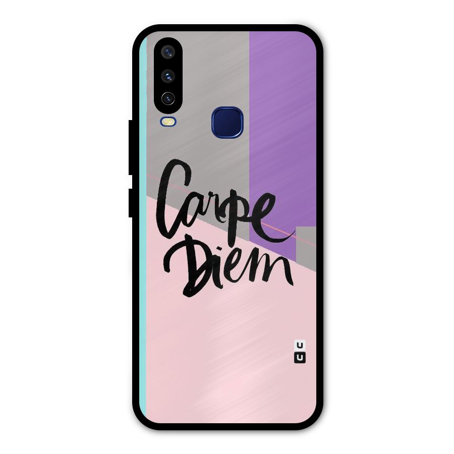 Stripes Black Diem Metal Back Case for Vivo Y12