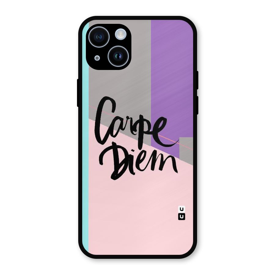 Stripes Black Diem Metal Back Case for iPhone 14