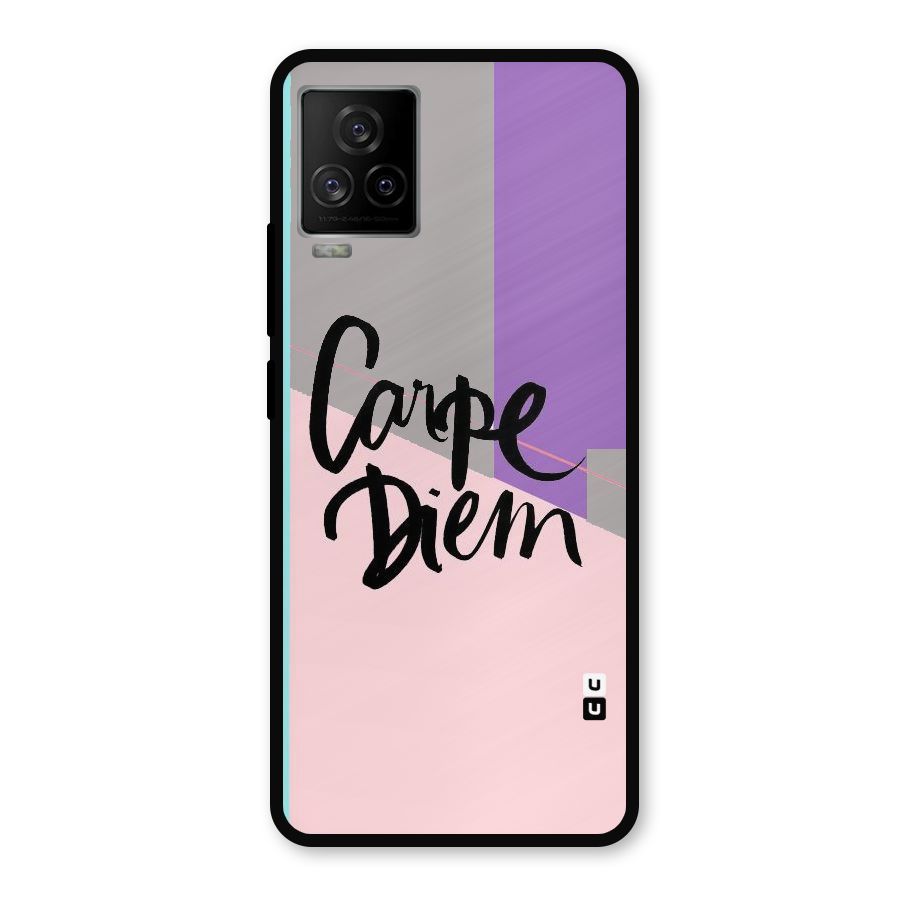 Stripes Black Diem Metal Back Case for iQOO 7 Legend 5G