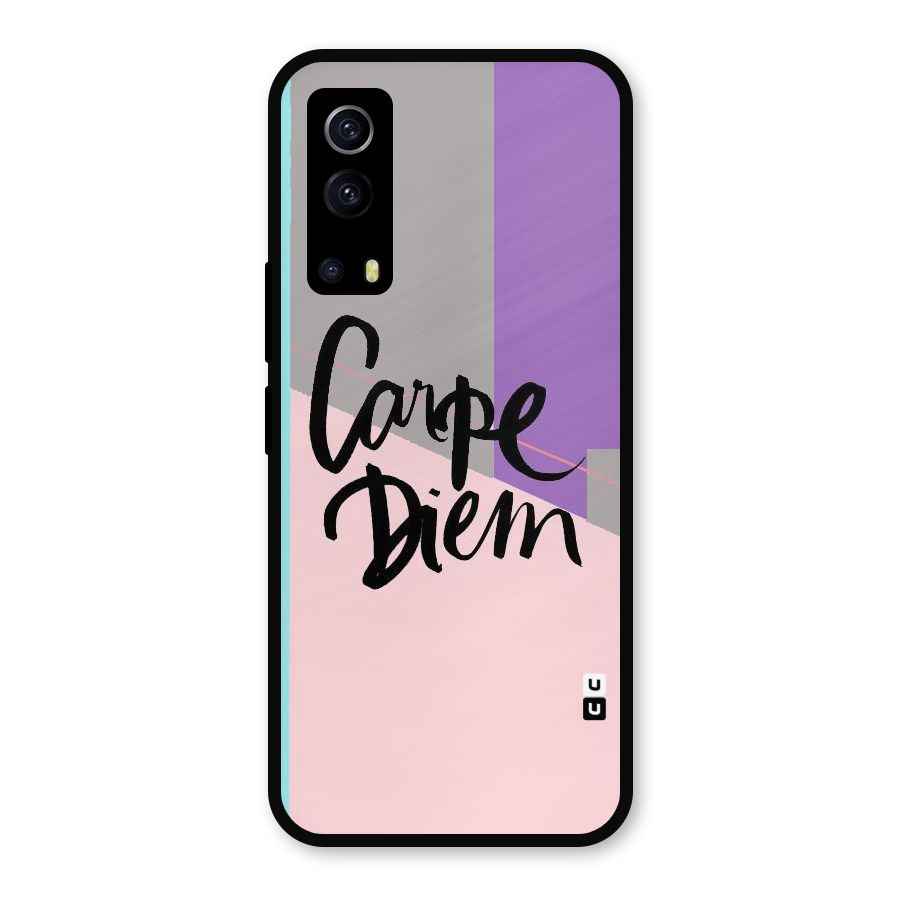 Stripes Black Diem Metal Back Case for iQOO Z3