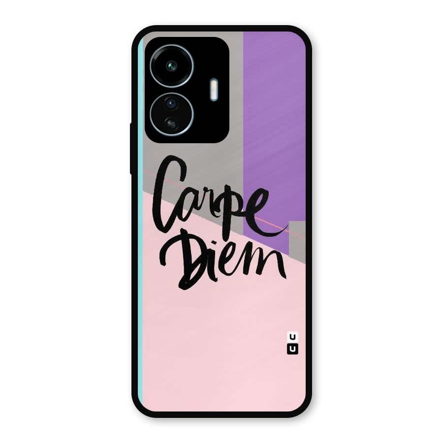 Stripes Black Diem Metal Back Case for vivo iQOO Z6 Lite 5G
