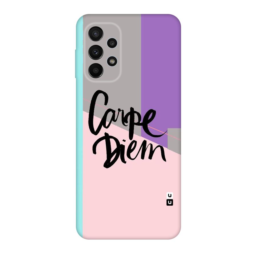 Stripes Black Diem Original Polycarbonate Back Case for Galaxy A23