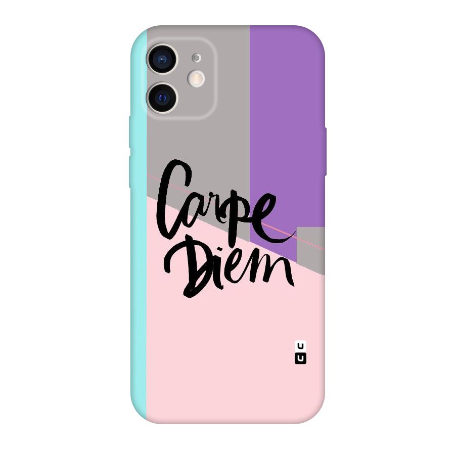 Stripes Black Diem Original Polycarbonate Back Case for iPhone 12