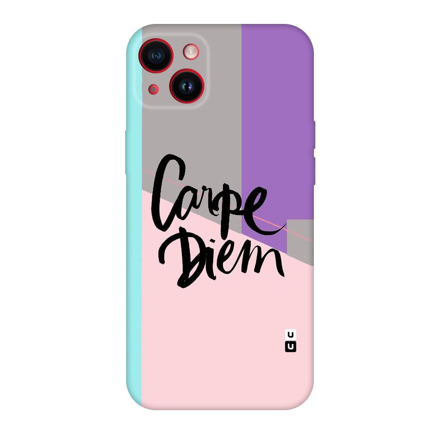 Stripes Black Diem Original Polycarbonate Back Case for iPhone 14 Plus