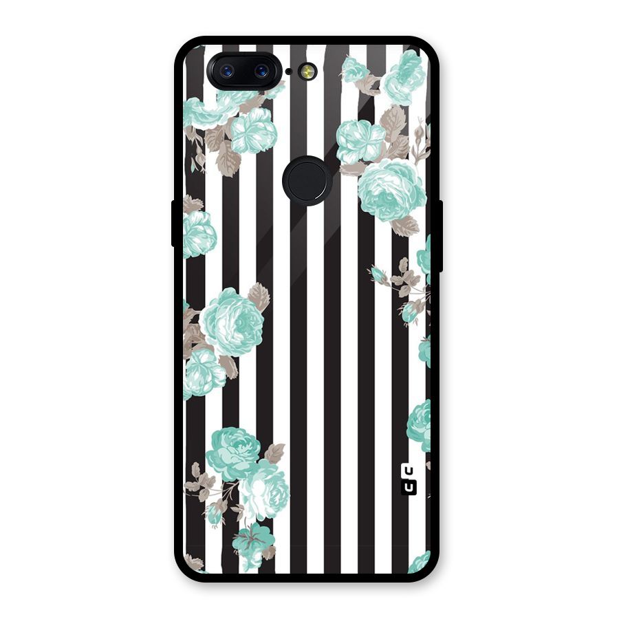 Stripes Bloom Glass Back Case for OnePlus 5T