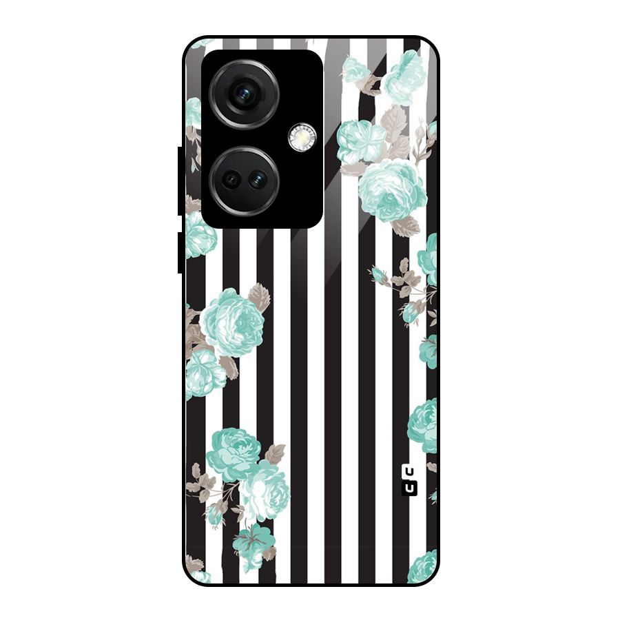 Stripes Bloom Glass Back Case for OnePlus Nord CE 3 5G