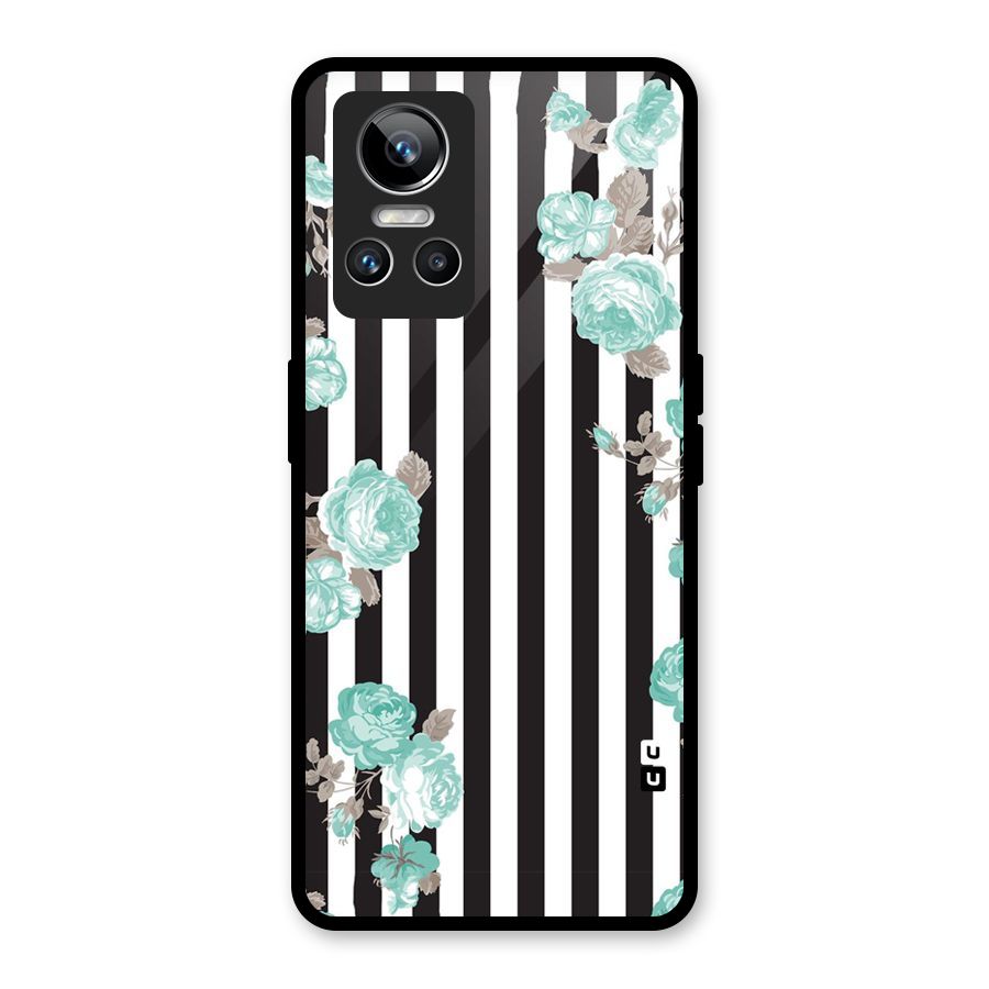 Stripes Bloom Glass Back Case for Realme GT Neo 3
