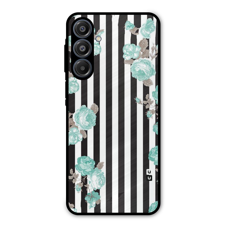 Stripes Bloom Metal Back Case for Galaxy A16 5G