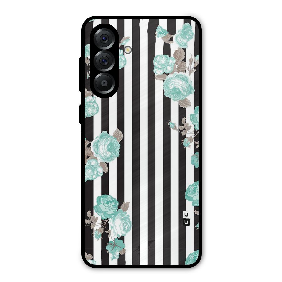 Stripes Bloom Metal Back Case for Galaxy A56