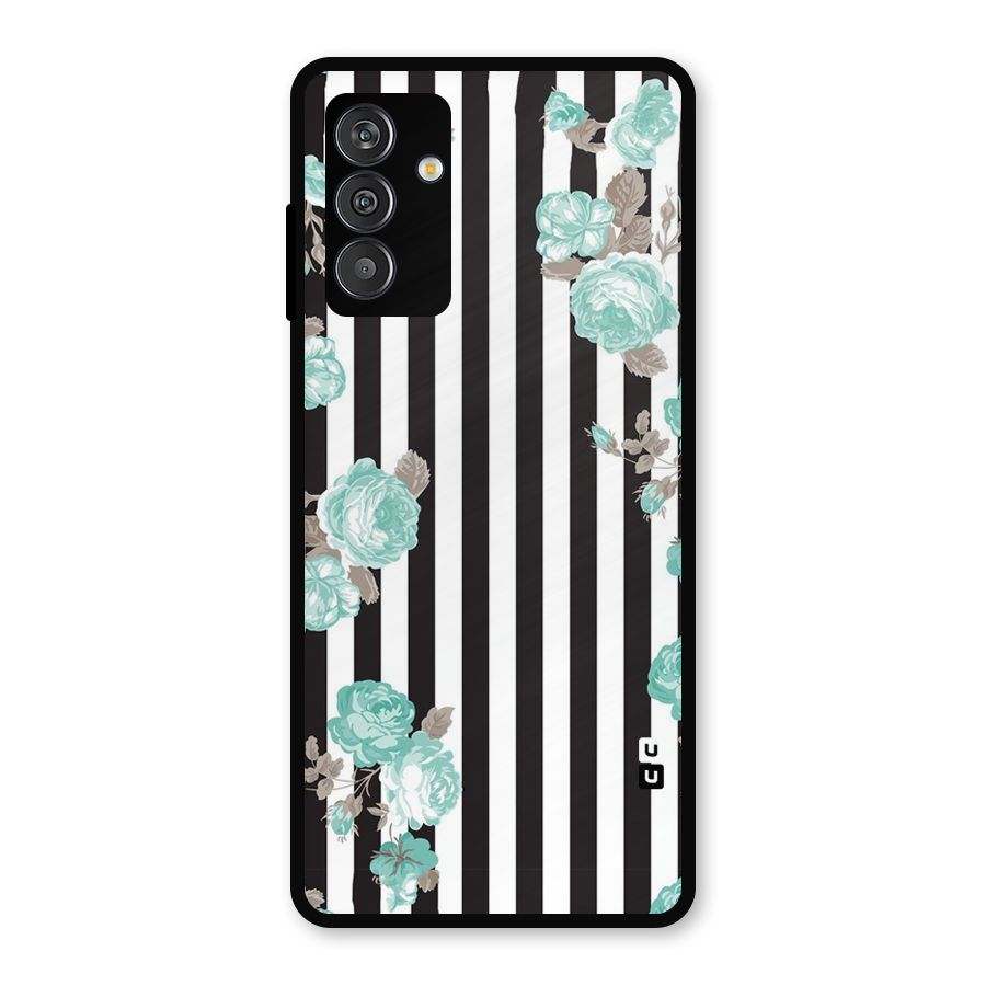 Stripes Bloom Metal Back Case for Galaxy F13