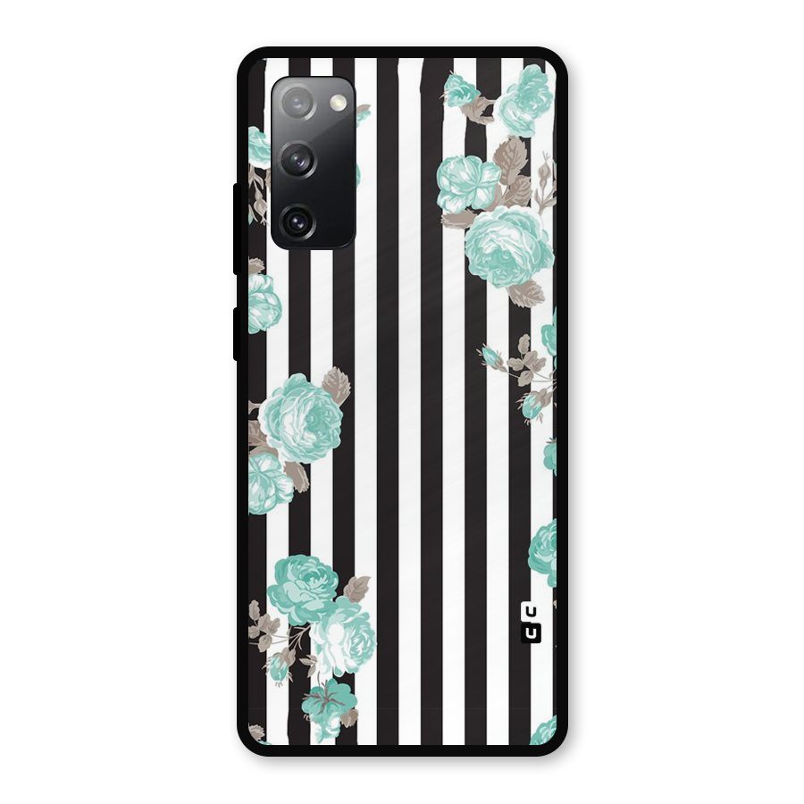Stripes Bloom Metal Back Case for Galaxy S20 FE 5G