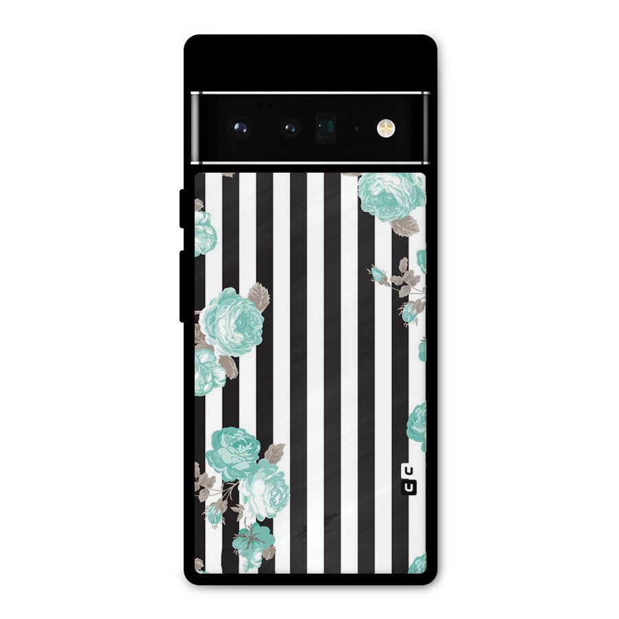 Stripes Bloom Metal Back Case for Google Pixel 6 Pro