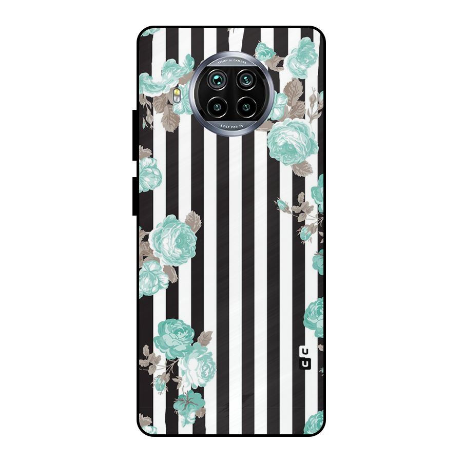 Stripes Bloom Metal Back Case for Mi 10i