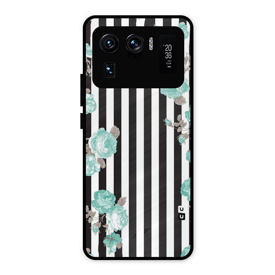 Stripes Bloom Metal Back Case for Mi 11 Ultra