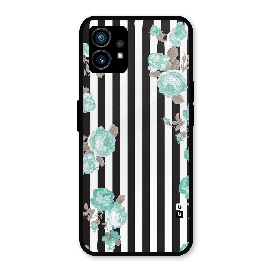 Stripes Bloom Metal Back Case for Nothing Phone 1