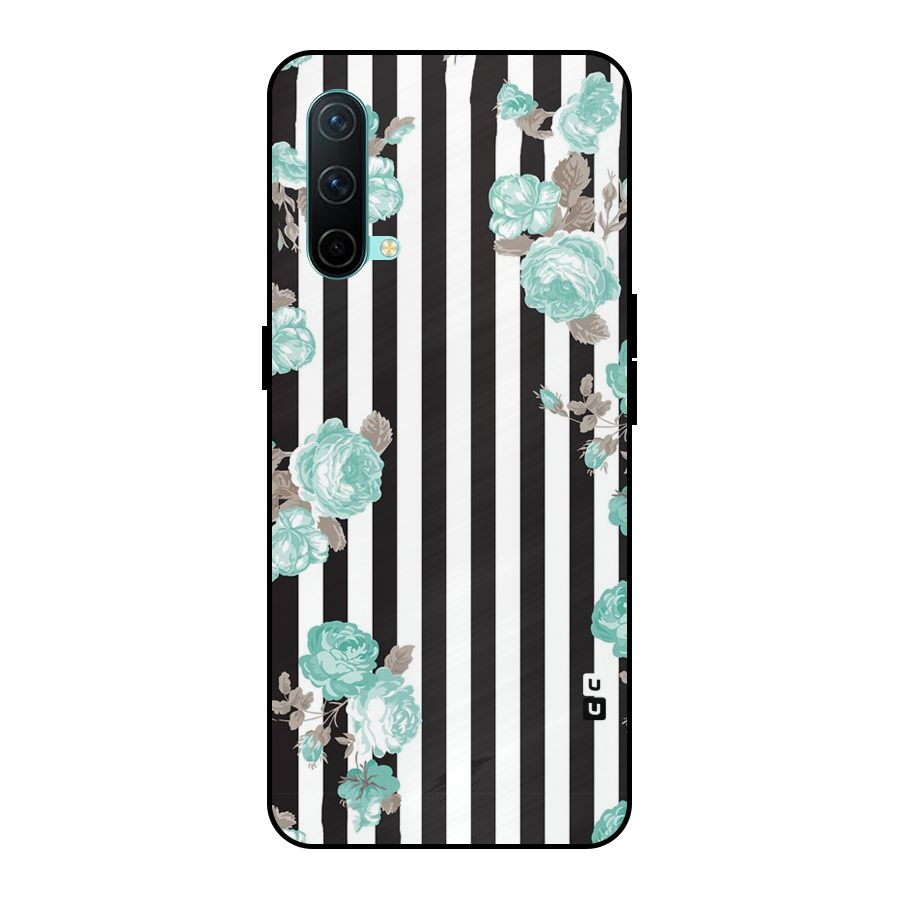 Stripes Bloom Metal Back Case for OnePlus Nord CE 5G