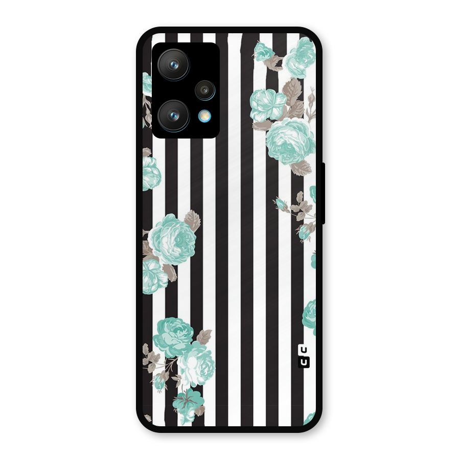 Stripes Bloom Metal Back Case for Realme 9 Pro Plus 5G
