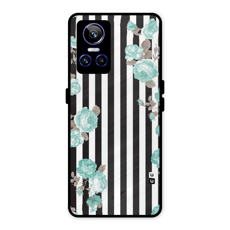 Stripes Bloom Metal Back Case for Realme GT Neo 3